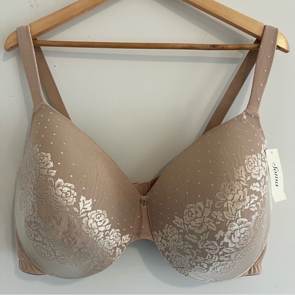 Soma size 44G Stunning Support Bra with Underwire Tan